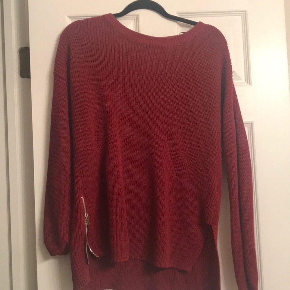 Red sweater